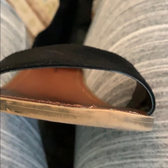 Black Suede Sandals - Picture 4 of 4